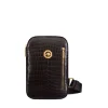 Discount Matted Crocodile Leather Sling Backpack Bags