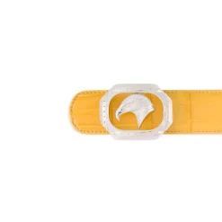 Online Matted Crocodile Leather Belt Belts