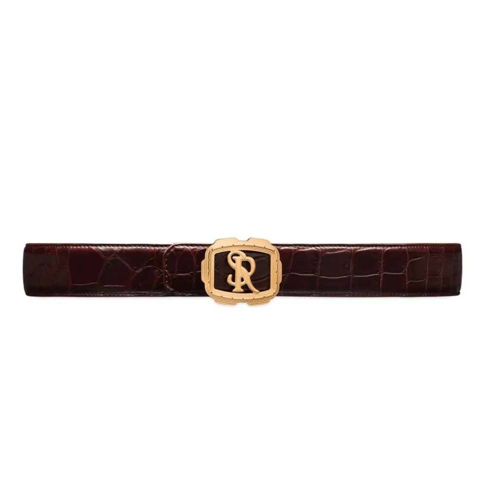 Best Matted Crocodile Leather Belt Belts