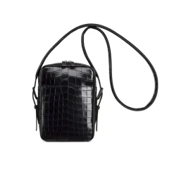 New Matted Crocodile Messenger Bag Bags