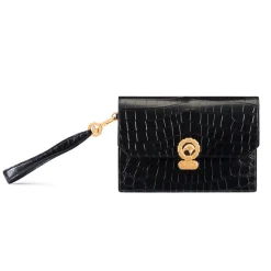 Best Matted Crocodile Travel Pouch Small Leather Goods