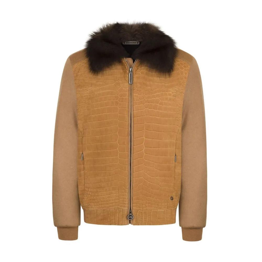 Cheap Mink Collar Blouson Mens Outerwear