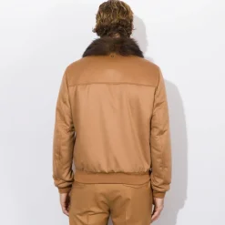Cheap Mink Collar Blouson Mens Outerwear