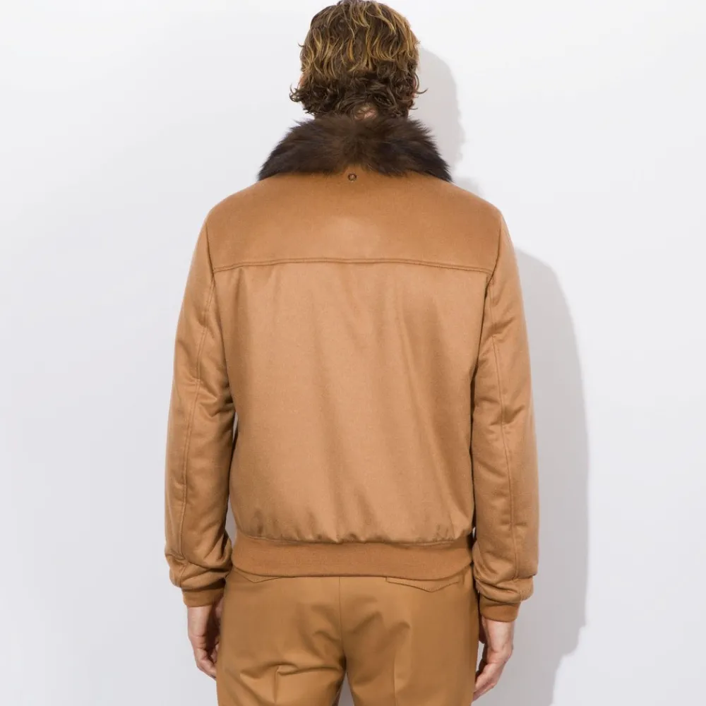 Cheap Mink Collar Blouson Mens Outerwear