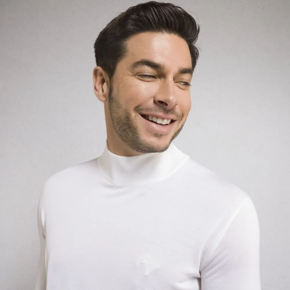 Cheap Mock Neck Sweater Mens Knitwear