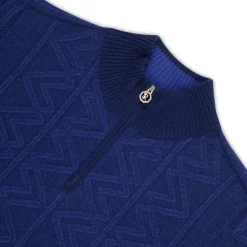 Cheap Mock Neck Sweater With Zip Mens Knitwear