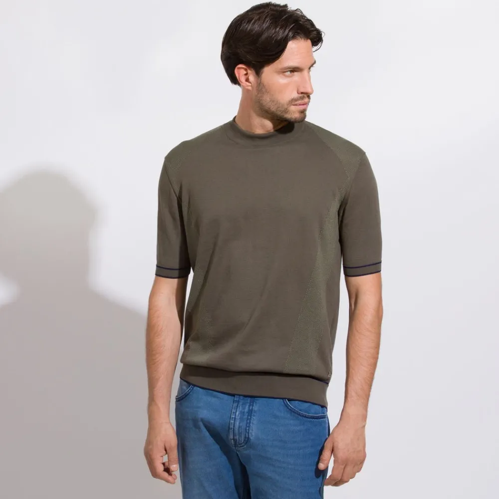 Cheap Mockneck Sweater Mens Knitwear