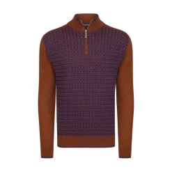 Outlet Mockneck Zip Sweater Mens Last Sizes
