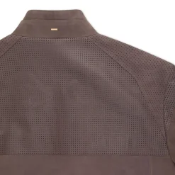 Discount Nubuck Calfskin Leather Blouson Mens Outerwear