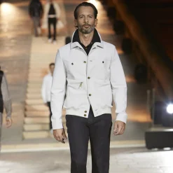 Hot Nubuck Calfskin Leather Blouson Mens Outerwear