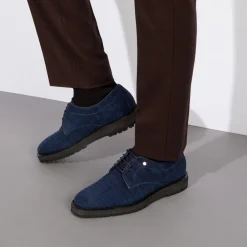 Cheap Nubuck Crocodile Derby Shoes Oxford & Derbies
