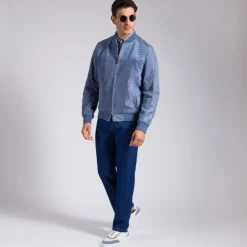 Best Nubuck Crocodile Leather And Suede Blouson Mens Outerwear