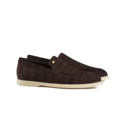 New Nubuck Crocodile Leather Loafers Loafers