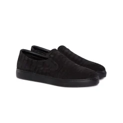 Discount Nubuck Crocodile Slip On Shoes Sneakers