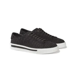 Discount Nubuck Crocodile Sneakers Sneakers