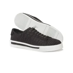 Discount Nubuck Crocodile Sneakers Sneakers