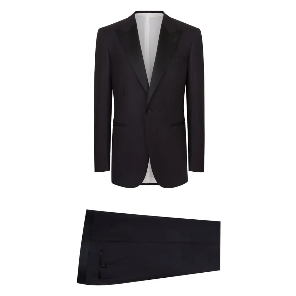 New One Button Tuxedo Suit Mens Suits