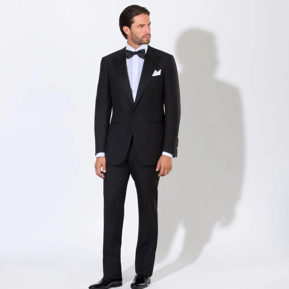 New One Button Tuxedo Suit Mens Suits
