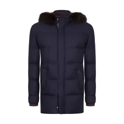 Store Parka With Fox Fur Hood Mens Outerwear