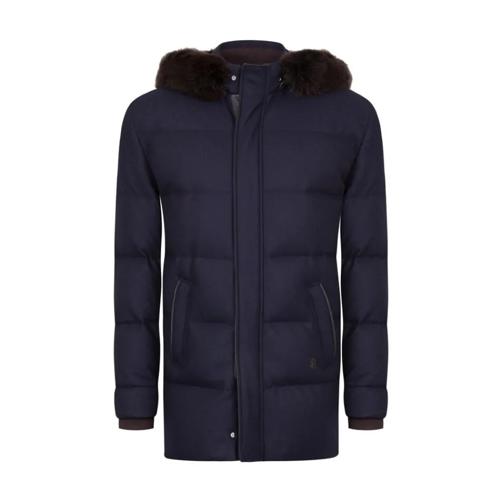 Store Parka With Fox Fur Hood Mens Outerwear