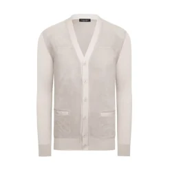 New Perforated Suede Cardigan Mens Last Sizes