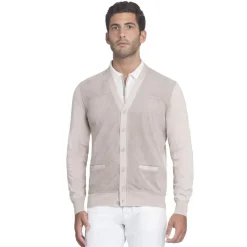New Perforated Suede Cardigan Mens Last Sizes