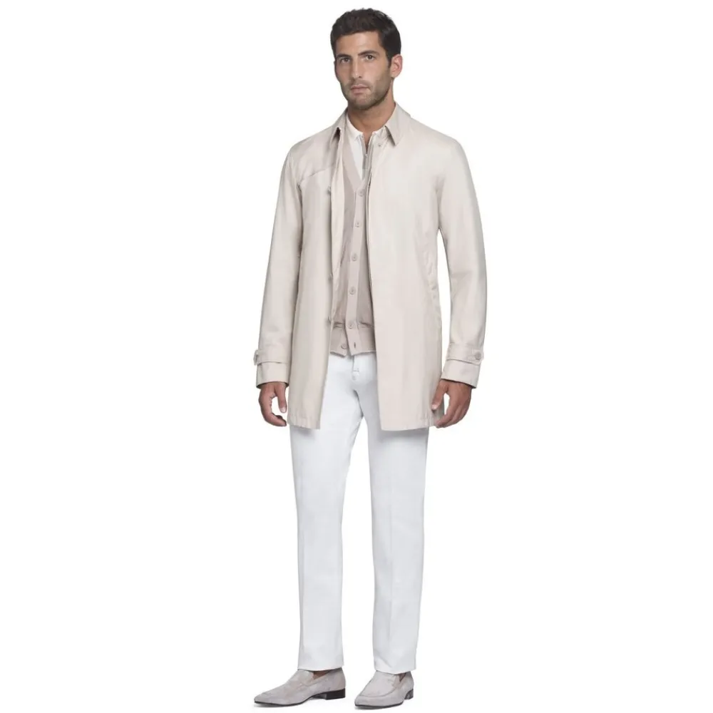 New Perforated Suede Cardigan Mens Last Sizes