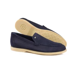 Flash Sale Perforated Suede Loafers Loafers