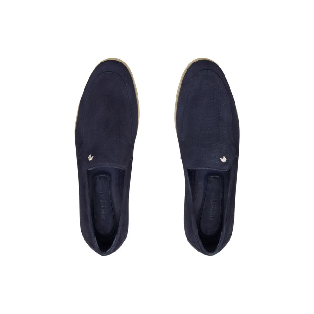 Flash Sale Perforated Suede Loafers Loafers