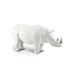Best Platinum Black Large Porcelain Rhino Ornament Porcelain Line