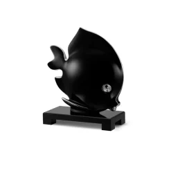 Cheap Platinum Black Large Porcelain Angel Fish Ornament Porcelain Line