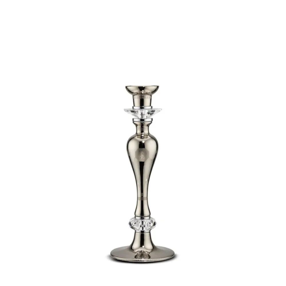 Cheap Platinum Shiny Single Candle Holder Porcelain Line