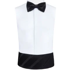Clearance Pleated Silk Cummerbund With Swarovski Formal Accessories