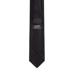 Outlet Pleated Silk Tie With Swarovski Crystals Formal Accessories