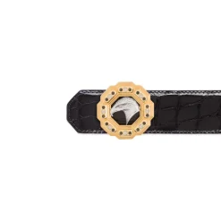 Shop Polished Crocodile Leather Belt Belts