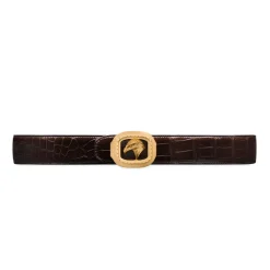 Best Polished Crocodile Leather Belt Belts