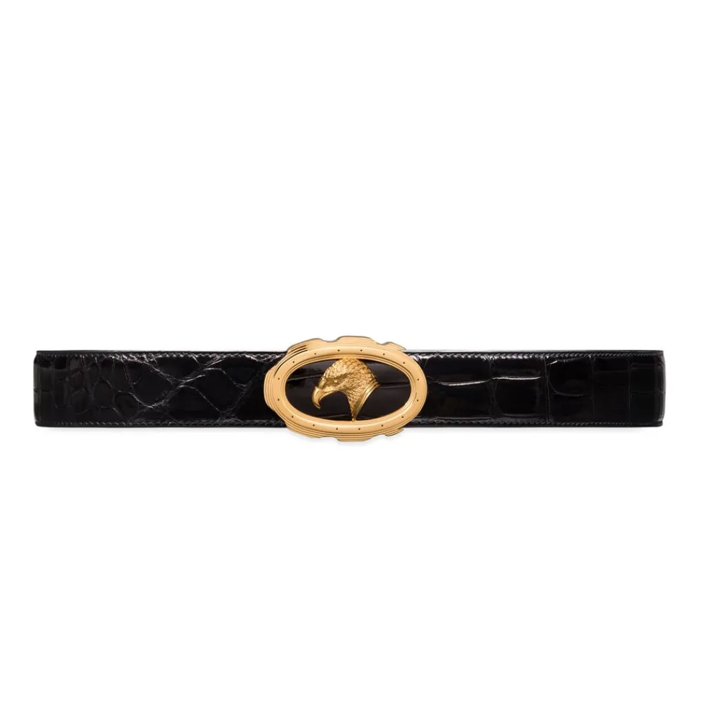 Best Polished Crocodile Leather Belt Belts