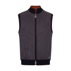 Clearance Reversible Gilet Mens Knitwear