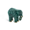 Outlet Royal Malachite Small Porcelain Elephant Ornament Porcelain Line