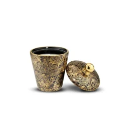 Sale Scented Candle Black Fine Paisley Scented Candles