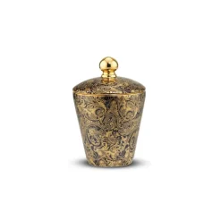 Sale Scented Candle Black Fine Paisley Scented Candles