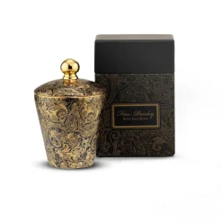 Sale Scented Candle Black Fine Paisley Scented Candles