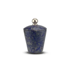 Flash Sale Scented Candle Blue Fine Paisley Scented Candles
