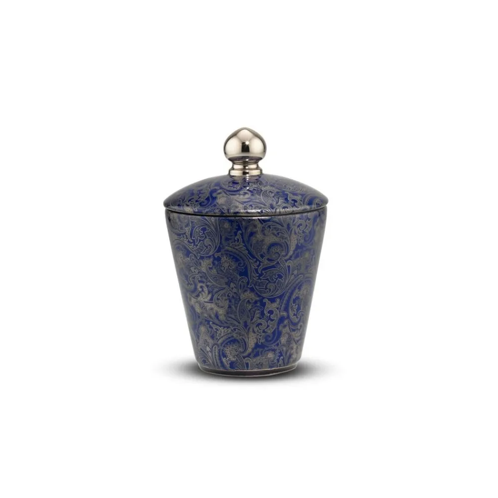 Flash Sale Scented Candle Blue Fine Paisley Scented Candles