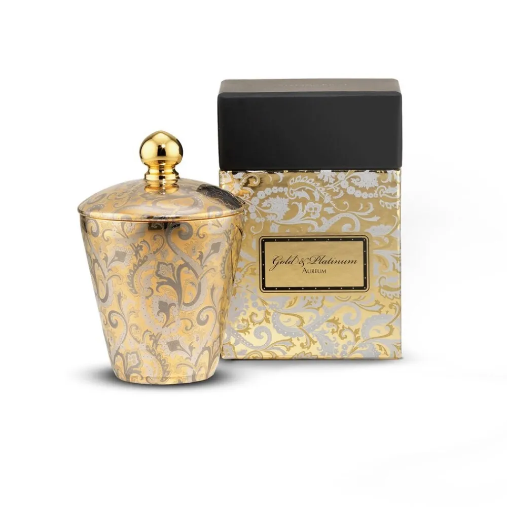 Fashion Scented Candle Gold And Platinum Scented Candles