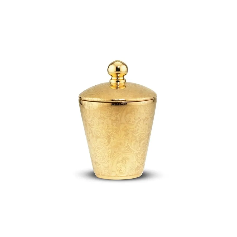 Sale Scented Candle Gold Fine Paisley Scented Candles