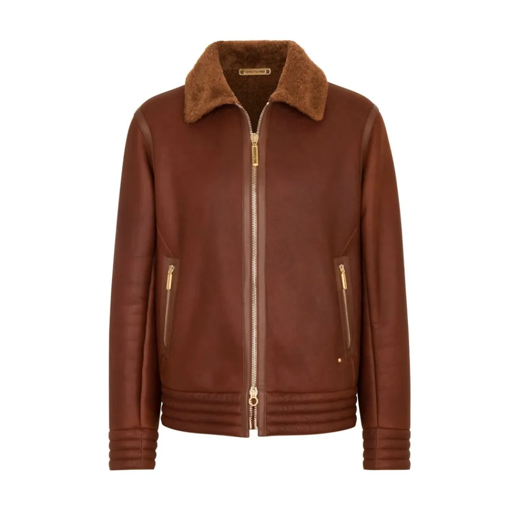 Best Shearling And Lambskin Leather Blouson Mens Outerwear