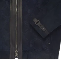 Best Sale Shearling And Leather Blouson Mens Outerwear