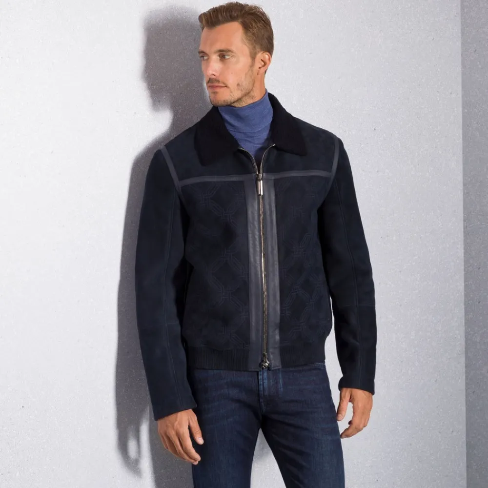 Cheap Shearling Blouson Mens Outerwear