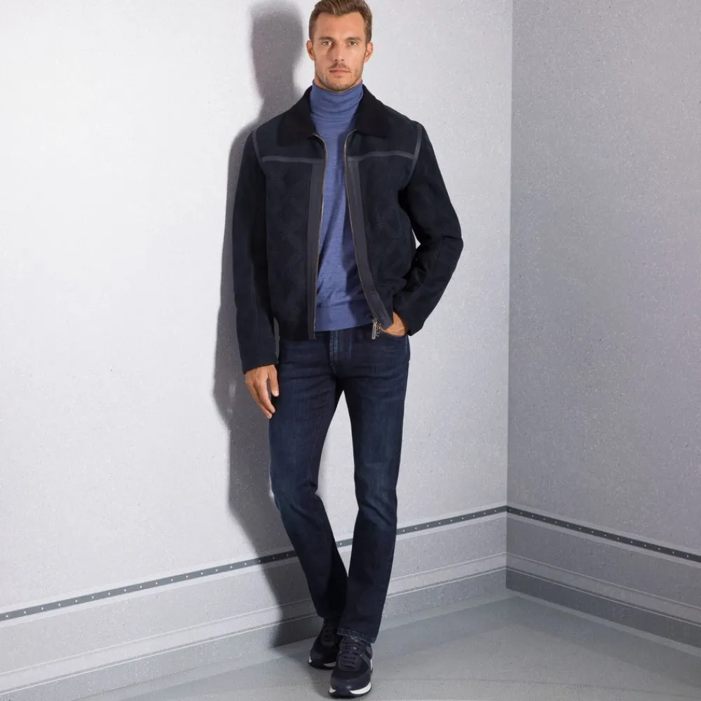 Cheap Shearling Blouson Mens Outerwear